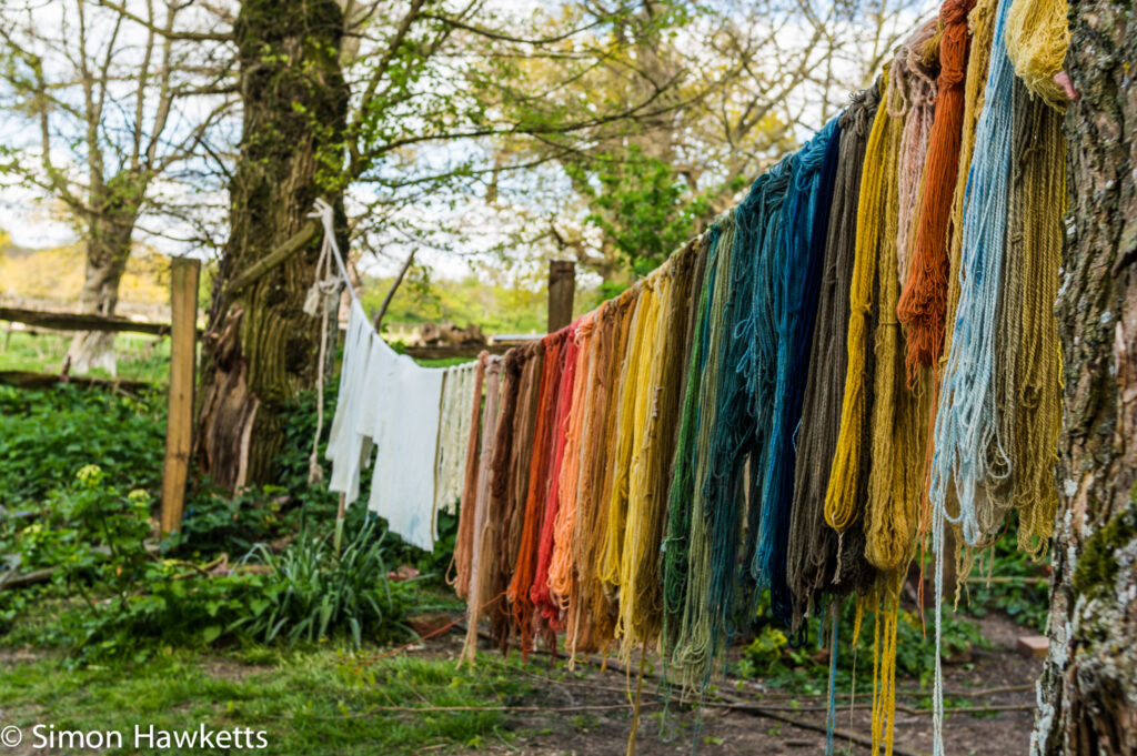 kentwell hall tudor day pictures wool drying