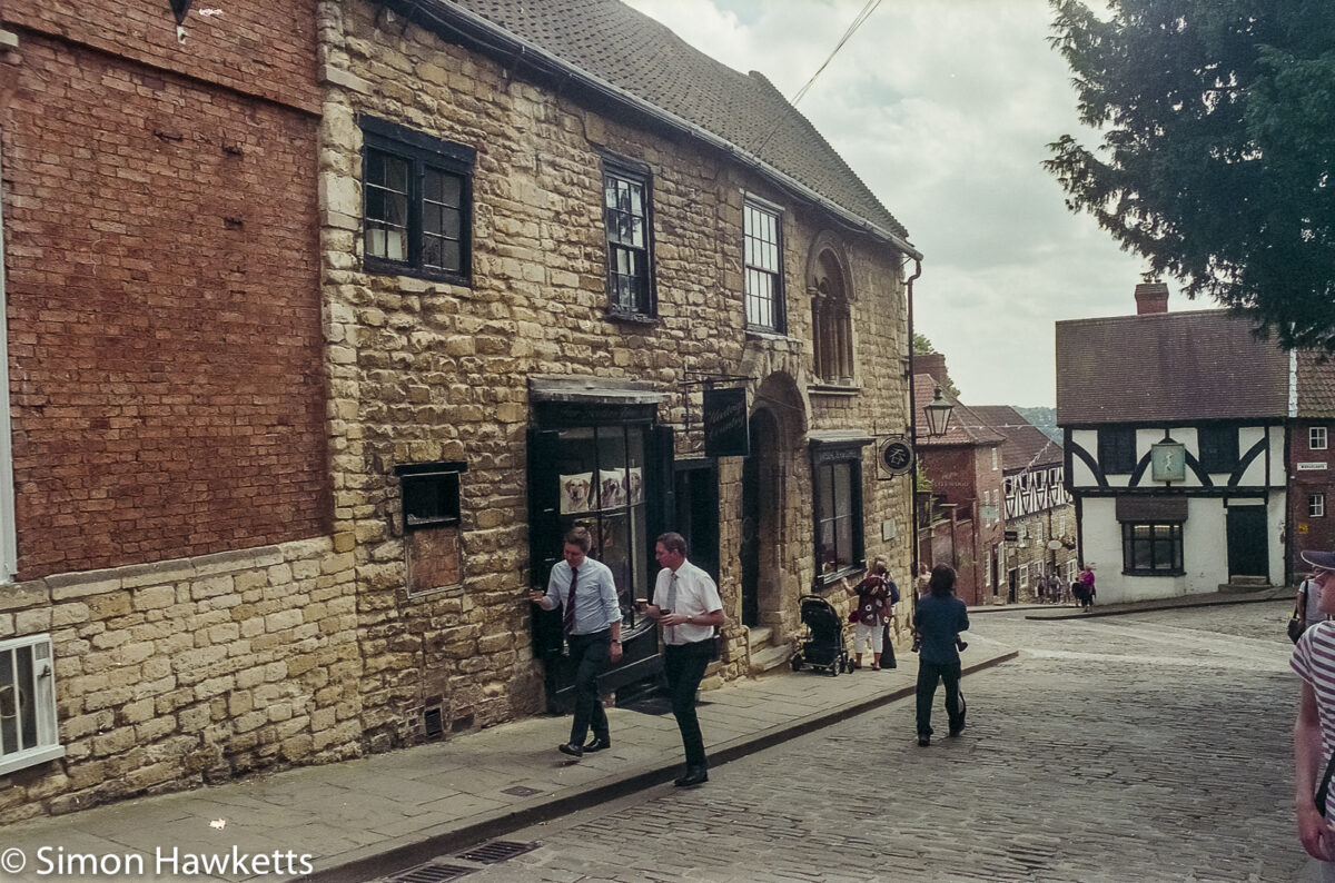 lincoln city on film half way point on steep hill