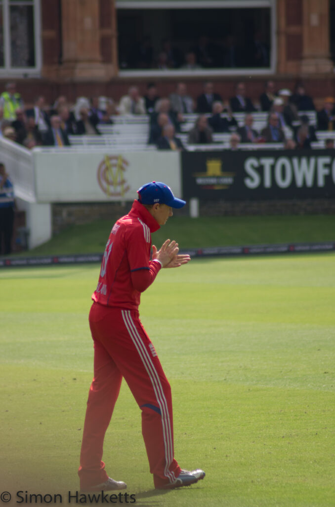 Lords cricket ground - Encouragement from Joe Root