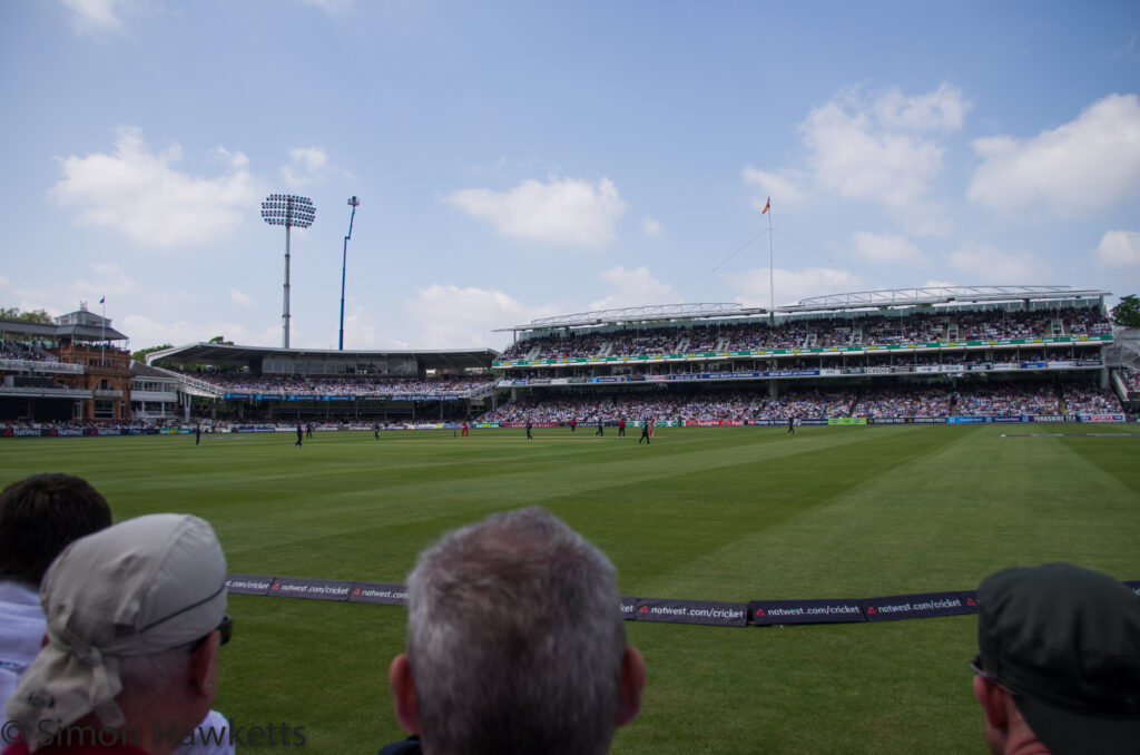 Lords cricket ground - View from the boundry