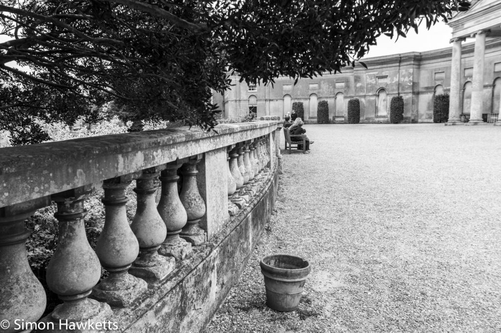 National Trust property Ickworth House pictures - Garden wall