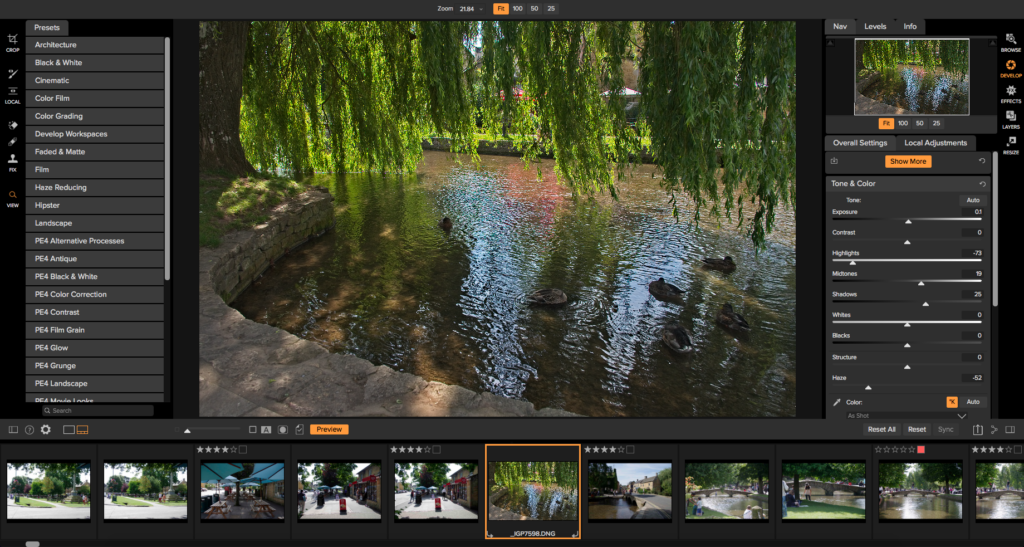 Evaluation of ON1 Photo Raw as a Lightroom user 5 ON1 Photo Raw Develop module