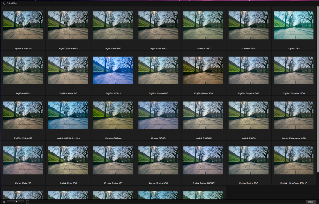 Evaluation of ON1 Photo Raw as a Lightroom user 2 ON1 Photo Raw Full Screen preset Browse