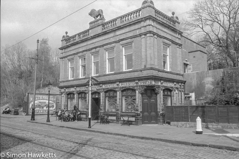 Crich tram museum on Ilford HP5+ 77 Pentax MZ-3 and Ilford HP5+ - The Red Lion