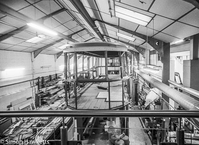 The Tram repair shop at Crich