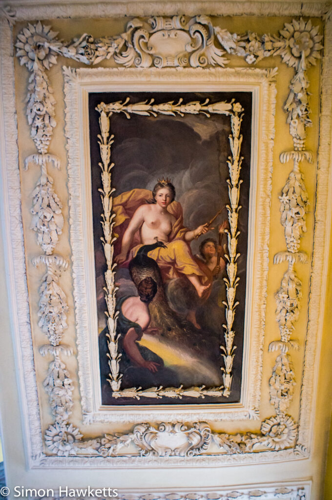 Pictures from Sudbury Hall in Derbyshire - Ceiling detail