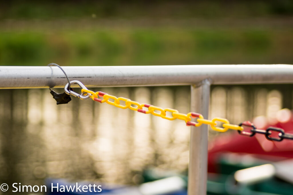 pictures from woburn forest centerparcs colourful chain holding boats