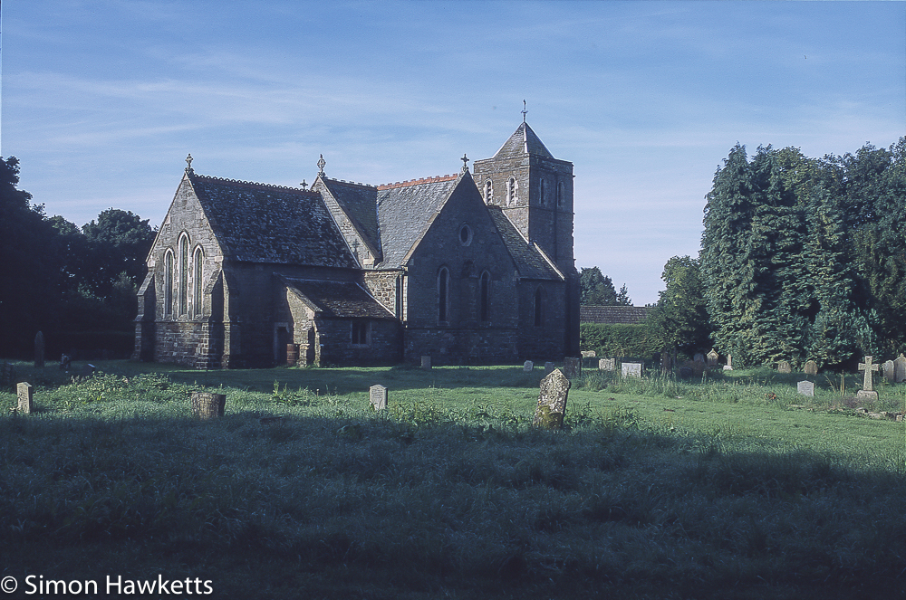 precisa ct 100 slide film pictures a church in lincolnshire
