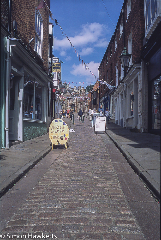 precisa ct 100 slide film pictures narrow street in lincoln