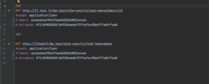 Making a REST api call using the http client tool in PhpStorm