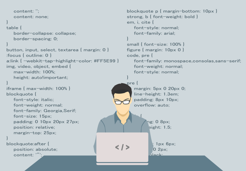 Develop with Wordpress 1 Image of developer for site Develop with WordPress