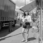 A photo taken during a practice Street Photography session